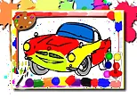 Racing Cars Coloring Book