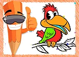 Birds Coloring