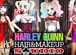 Harley Quinn Hair and Makeup Studio