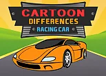 Cartoon Racing Car Differences
