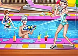 Family Pool Time