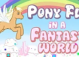 Pony Fly in a Fantasy World