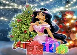 Jasmine | Aladdin Christmas Sweater Design