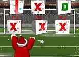 Santa kick Tac Toe