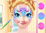 Princess Christmas Face Painting