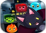 HAPPY Halloween monstres Witch - Match 3 Puzzle