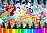 Winx Coloring Game