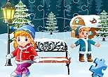 Happy Winter Jigsaw Game