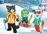 Cats Winter Fun