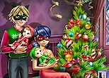 Dotted Girl Family Christmas