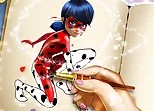 Dotted Girl Coloring Book
