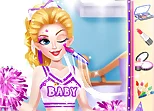 Vampire Princess Cheerleader Girl