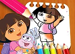 Dora the Explorer the Coloring Book