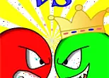 Red ball vs green king