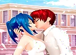 Anime High School Couple Makeover