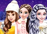 Princesses Go Ice Skating