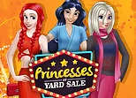 Princesses at Yard Sale