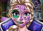 Elsa Scary Halloween Makeup