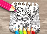 Sponge on the Run Coloring Book