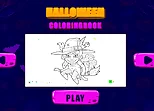 Halloween coloring books