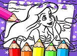 Ariel The Mermaid Coloring Book