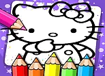 Hello Kitty Coloring Book