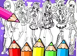 Monster High Coloring Book