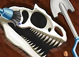 Dinosaur bone digging Game