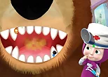 Masha And The Bear Dentist Game