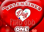 VALENTINES DAY FIND ODD ONE OUT