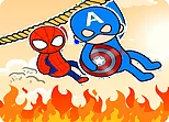 Hero Rescue: Rope Puzzle