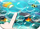 Floating bubbles - Blue Ball 4