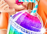 Ice Slushy Maker Rainbow Desserts
