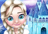 Ice Princess Doll House Design and Decoration Game