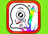 Coloring Book: Alien Family