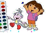 Dora The Explorer Coloring Book