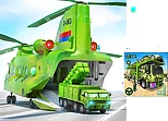 US Army Cargo Transport Truck Driving