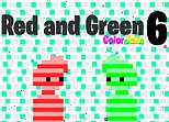 Red and Green 6 Color Rain