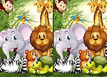 Find Seven Differences Animals