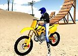 Beach Bike Stunt