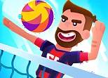Monster Head Soccer Volleyball Game