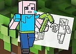 Minecraft Fun Coloring Book