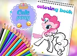 Cute Pony Coloring Book