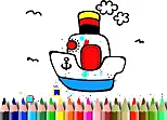 BTS Boat Coloring