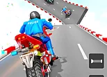 Mega Ramp Stunt Moto - Fun & Run 3D Game