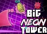 Big NEON Tower VS Tiny Square