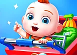 Cute Family Shopping - Fun & Love