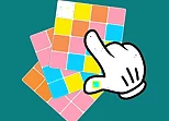 Sliding puzzle. Get the pattern