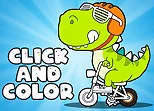 Click And Color Dinosaurs