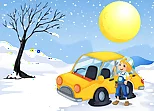 Snow Cars Jigsaw